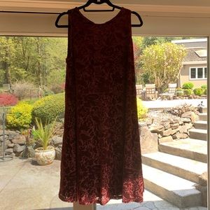 Red Velvet Dress